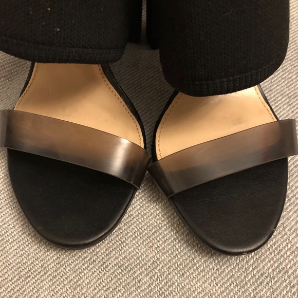 Zara Woman Open Toe Block Heels, Size Euro 37 (US 6.5) - Picture 3 of 10